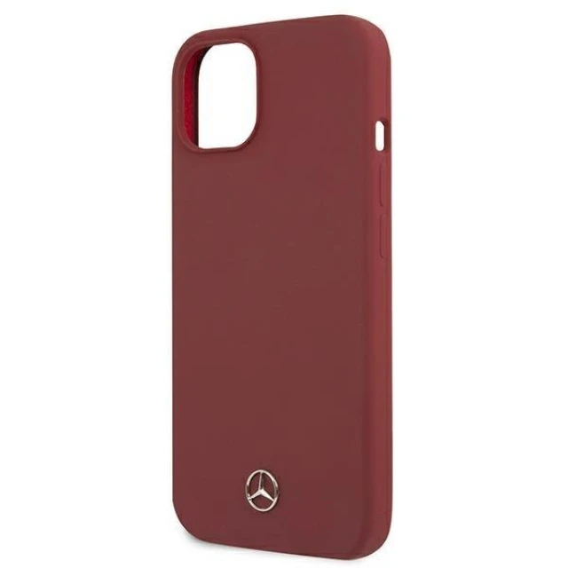 Чохол Mercedes для iPhone 13 mini Silicone Line Red (MEHCP13SSILRE)