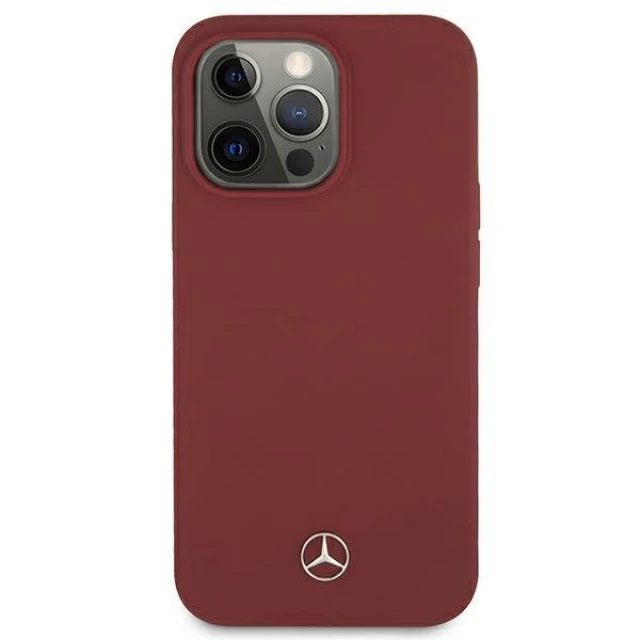 Чохол Mercedes для iPhone 13 Pro Max Silicone Line Red (MEHCP13XSILRE)