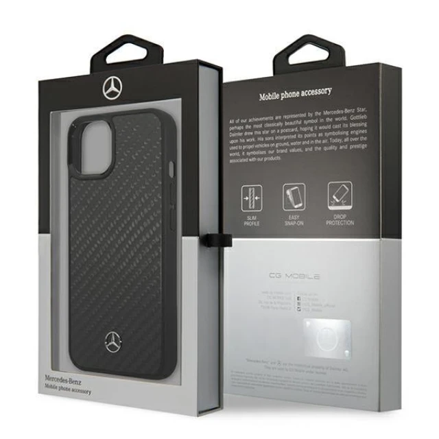 Чехол Mercedes для iPhone 13 mini Dynamic Line Black (MEHCP13SRCABK)