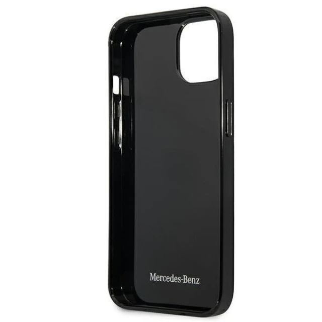 Чохол Mercedes для iPhone 13 mini Silver Stars Pattern Black (MEHCP13SESPBK)