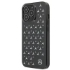 Чохол Mercedes для iPhone 13 | 13 Pro Silver Stars Pattern Black (MEHCP13LESPBK)