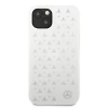 Чохол Mercedes для iPhone 13 Silver Stars Pattern White (MEHCP13MESPWH)