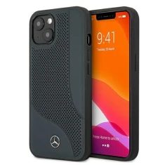 Чохол Mercedes для iPhone 13 mini Leather Perforated Area Navy (MEHCP13SCDONA)