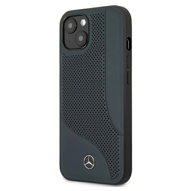 Чохол Mercedes для iPhone 13 mini Leather Perforated Area Navy (MEHCP13SCDONA)