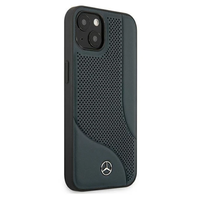 Чохол Mercedes для iPhone 13 mini Leather Perforated Area Navy (MEHCP13SCDONA)