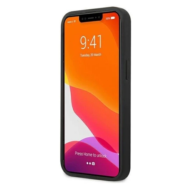 Чохол Mercedes для iPhone 13 mini Leather Perforated Area Navy (MEHCP13SCDONA)