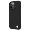 Чохол BMW Silicone Metal Logo для iPhone 13 | 13 Pro Black (BMHCP13LMSILBK)