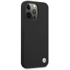 Чохол BMW Silicone Metal Logo для iPhone 13 | 13 Pro Black (BMHCP13LMSILBK)