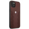 Чехол BMW для iPhone 13 Leather Curve Perforate Red (BMHCP13MRSPPR)