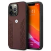Чохол BMW для iPhone 13 | 13 Pro Leather Curve Perforate Red (BMHCP13LRSPPR)