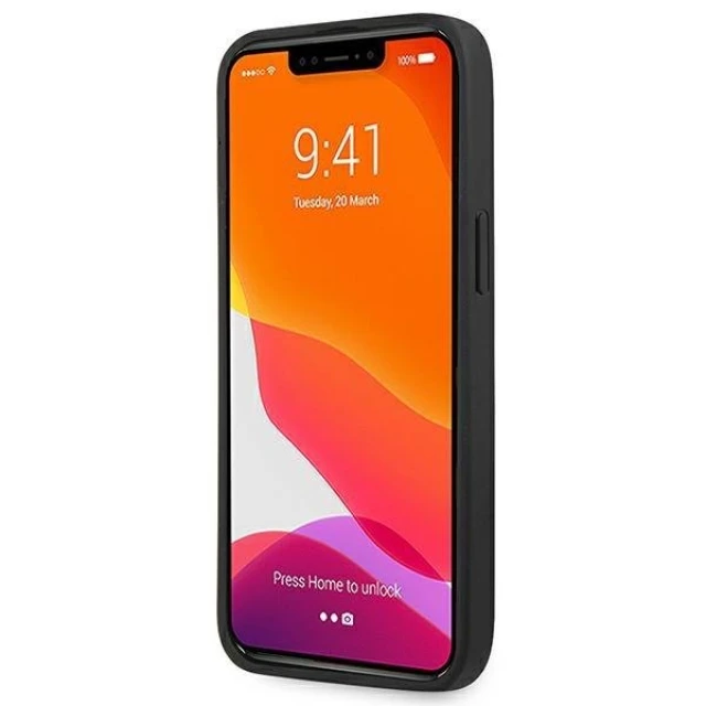 Чохол BMW для iPhone 13 | 13 Pro Leather Curve Perforate Red (BMHCP13LRSPPR)