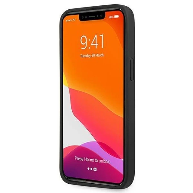 Чохол BMW для iPhone 13 | 13 Pro Leather Curve Perforate Black (BMHCP13LRSPPK)