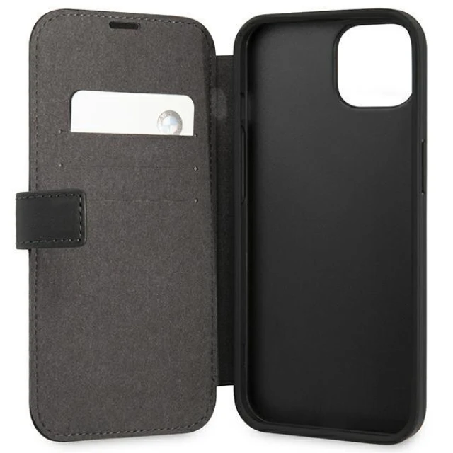Чохол-книжка BMW для iPhone 13 mini Signature Black (BMFLBKP13SSLLBK)