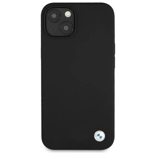 Чохол BMW для iPhone 13 Silicone Signature Black (BMHCP13MSILBK)
