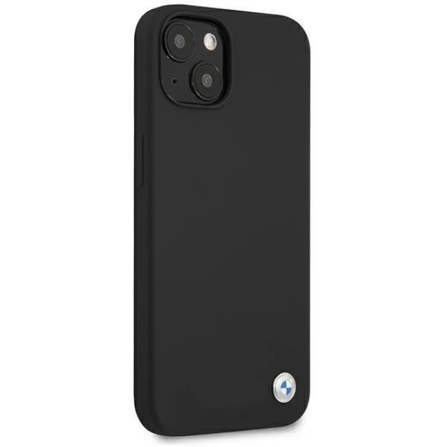 Чохол BMW для iPhone 13 Silicone Signature Black (BMHCP13MSILBK)