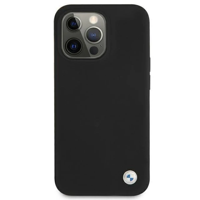 Чохол BMW для iPhone 13 | 13 Pro Silicone Signature Black (BMHCP13LSILBK)