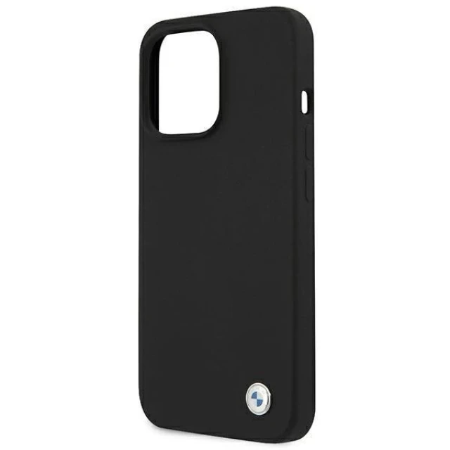 Чохол BMW для iPhone 13 | 13 Pro Silicone Signature Black (BMHCP13LSILBK)