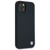Чехол BMW для iPhone 13 mini Silicone Signature Navy (BMHCP13SSILNA)