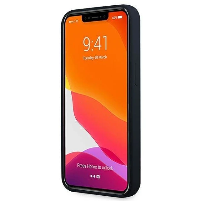 Чехол BMW для iPhone 13 mini Silicone Signature Navy (BMHCP13SSILNA)
