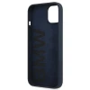 Чехол BMW для iPhone 13 mini Silicone Signature Navy (BMHCP13SSILNA)