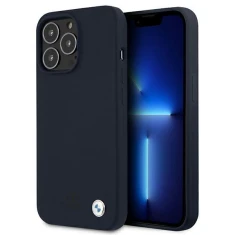 Чохол BMW для iPhone 13 Pro Max Silicone Signature Navy (BMHCP13XSILNA)