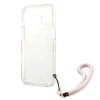 Чохол Guess Marble Strap для iPhone 13 mini Pink (GUHCP13SKMABPI)