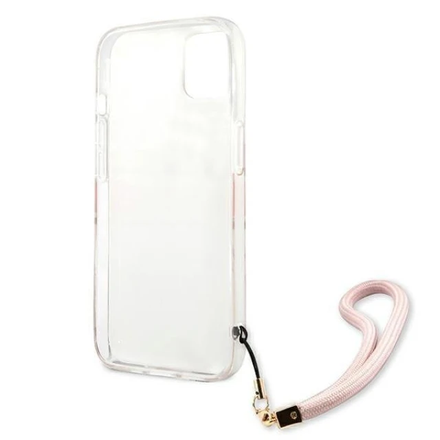 Чохол Guess Marble Strap для iPhone 13 mini Pink (GUHCP13SKMABPI)