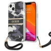 Чохол Guess Camo Strap Collection для iPhone 13 mini Black (GUHCP13SKCABBK)