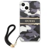 Чохол Guess Camo Strap Collection для iPhone 13 mini Black (GUHCP13SKCABBK)