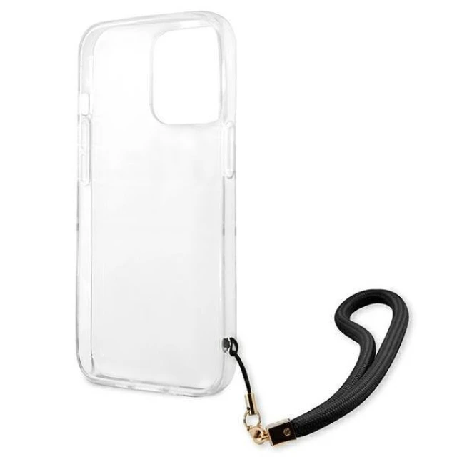 Чохол Guess Camo Strap Collection для iPhone 13 Pro Max Black (GUHCP13XKCABBK)
