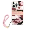 Чохол Guess Camo Strap Collection для iPhone 13 Pro Pink (GUHCP13LKCABPI)