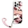 Чохол Guess Camo Strap Collection для iPhone 13 Pro Pink (GUHCP13LKCABPI)