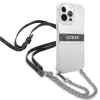 Чохол Guess 4G Grey Strap Silver Chain для iPhone 13 Pro Transparent (GUHCP13LKC4GBSI)
