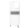 Чохол Guess 4G Grey Strap Silver Chain для iPhone 13 Pro Transparent (GUHCP13LKC4GBSI)