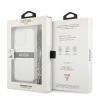 Чохол Guess 4G Grey Strap Silver Chain для iPhone 13 Pro Transparent (GUHCP13LKC4GBSI)
