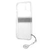 Чохол Guess Grey Strap Charm для iPhone 13 mini Transparent (GUHCP13SKB4GGR)