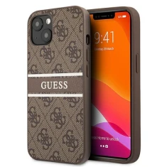 Чехол Guess 4G Stripe для iPhone 13 mini Brown (GUHCP13S4GDBR)