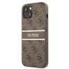 Чохол Guess 4G Stripe для iPhone 13 mini Brown (GUHCP13S4GDBR)