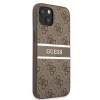 Чохол Guess 4G Stripe для iPhone 13 mini Brown (GUHCP13S4GDBR)