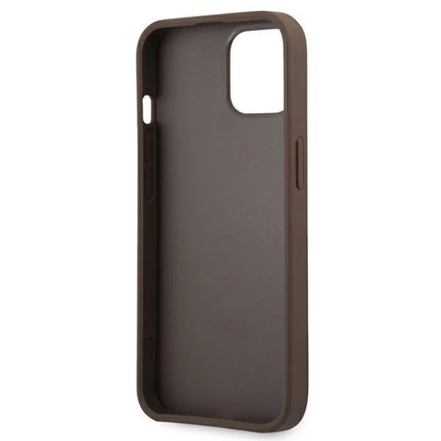 Чохол Guess 4G Stripe для iPhone 13 mini Brown (GUHCP13S4GDBR)