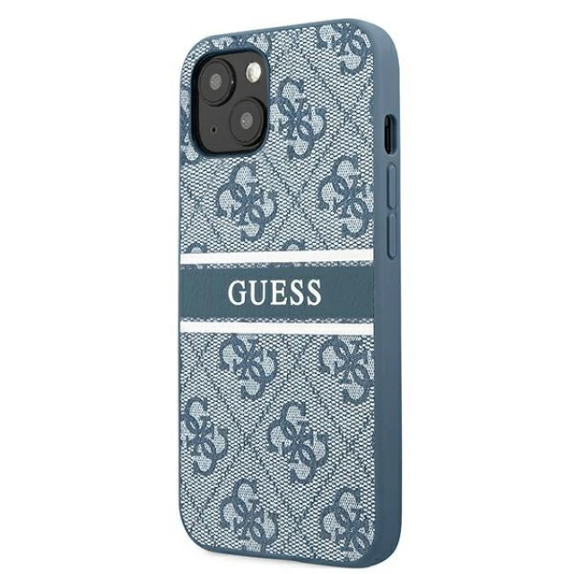 Чехол Guess 4G Stripe для iPhone 13 mini Blue (GUHCP13S4GDBL)