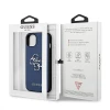 Чохол Guess Saffiano 4G Metal Logo для iPhone 13 mini Blue (GUHCP13SSA4GSBL)