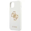 Чохол Guess Silicone 4G Logo для iPhone 13 mini White (GUHCP13SLS4GGWH)