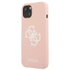 Чохол Guess Silicone 4G Logo для iPhone 13 Pink (GUHCP13MLS4GWPI)