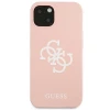 Чохол Guess Silicone 4G Logo для iPhone 13 Pink (GUHCP13MLS4GWPI)