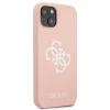 Чохол Guess Silicone 4G Logo для iPhone 13 Pink (GUHCP13MLS4GWPI)