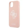 Чохол Guess Silicone 4G Logo для iPhone 13 Pink (GUHCP13MLS4GWPI)