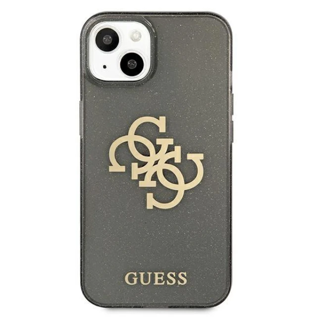 Чохол Guess Glitter 4G Big Logo для iPhone 13 mini Black (GUHCP13SPCUGL4GBK)