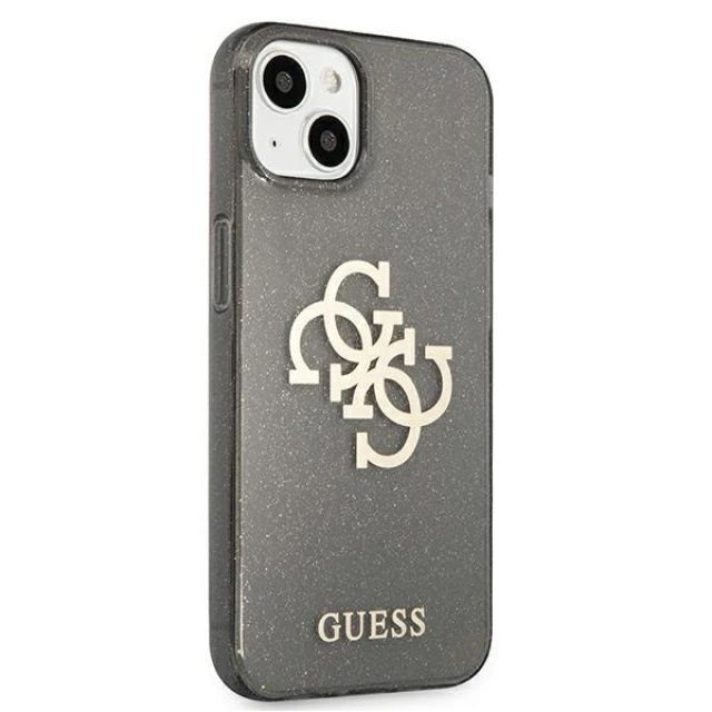 Чохол Guess Glitter 4G Big Logo для iPhone 13 mini Black (GUHCP13SPCUGL4GBK)
