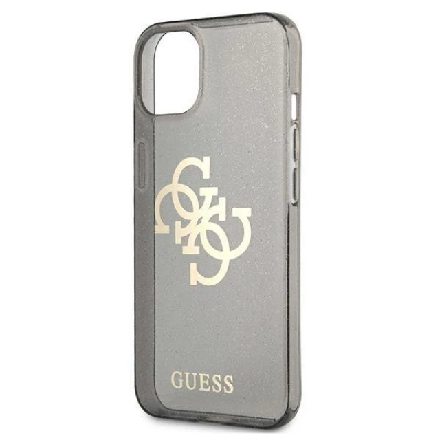 Чохол Guess Glitter 4G Big Logo для iPhone 13 mini Black (GUHCP13SPCUGL4GBK)